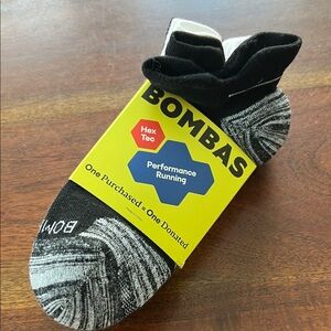 Bombas Black and White Athletic Socks
